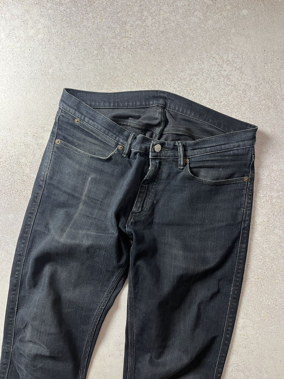 Acne Studios Acne Studios Max Blue Black Denim Jeans Pants Luxury Size US 32 / EU 48 - 6 Thumbnail