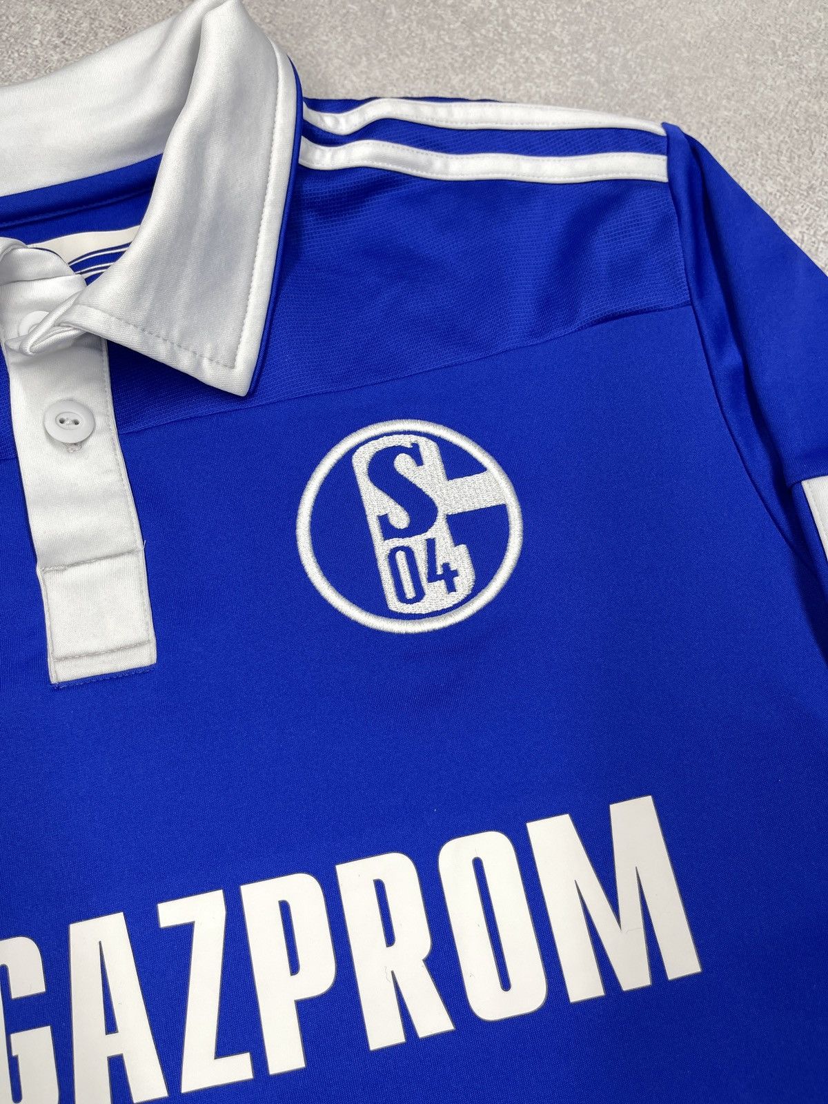 Adidas Adidas Schalke Pukki 20 Bundes Liga Polo Longsleeve Jersey Size US S / EU 44-46 / 1 - 6 Thumbnail
