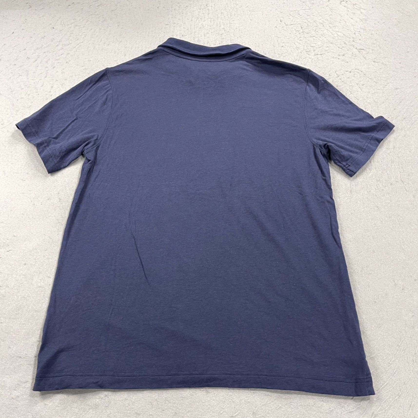 Vintage Municipal Shirt Mens Medium Navy Blue Organic Cotton Collared Sports Logo Easy Care Regular Fit Size US M / EU 48-50 / 2 - 5 Thumbnail