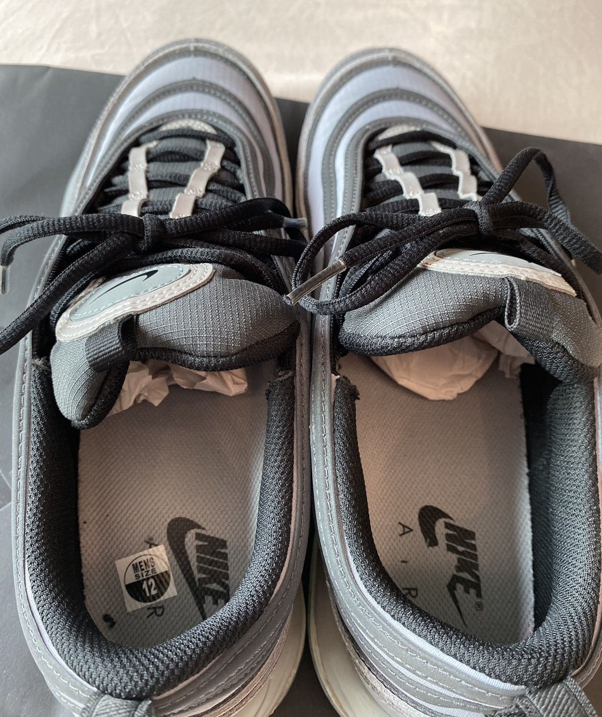 Designer × Nike Air Max 97 Stadium Grey Size US 12 / EU 45 - 6 Thumbnail