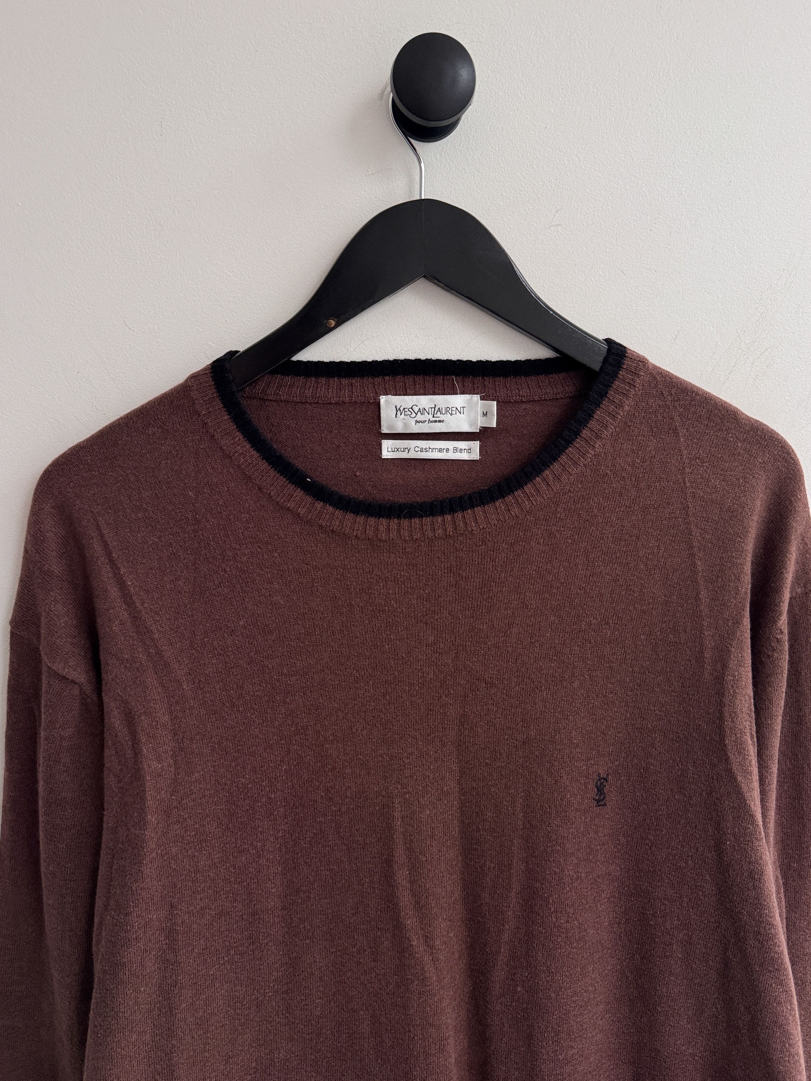 Yves Saint Laurent Yves Saint Laurent YSL Cashmere Sweater Jumper Size US L / EU 52-54 / 3 - 2 Thumbnail