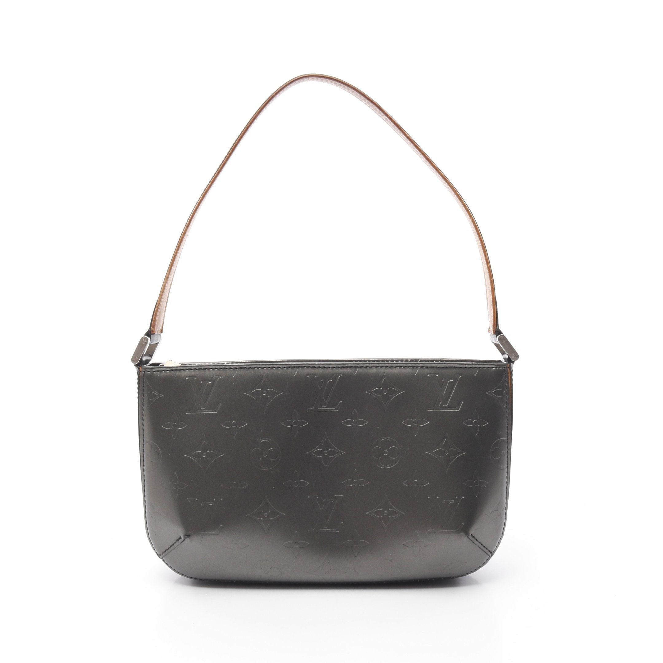 Louis Vuitton Louis Vuitton Fowler Monogram Mat Noir Handbag Leather Black Size ONE SIZE - 1 Thumbnail