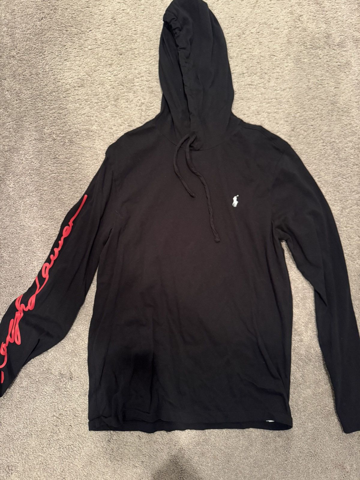 Polo Ralph Lauren Polo script long sleeve hooded shirt Size US M / EU 48-50 / 2 - 1 Thumbnail
