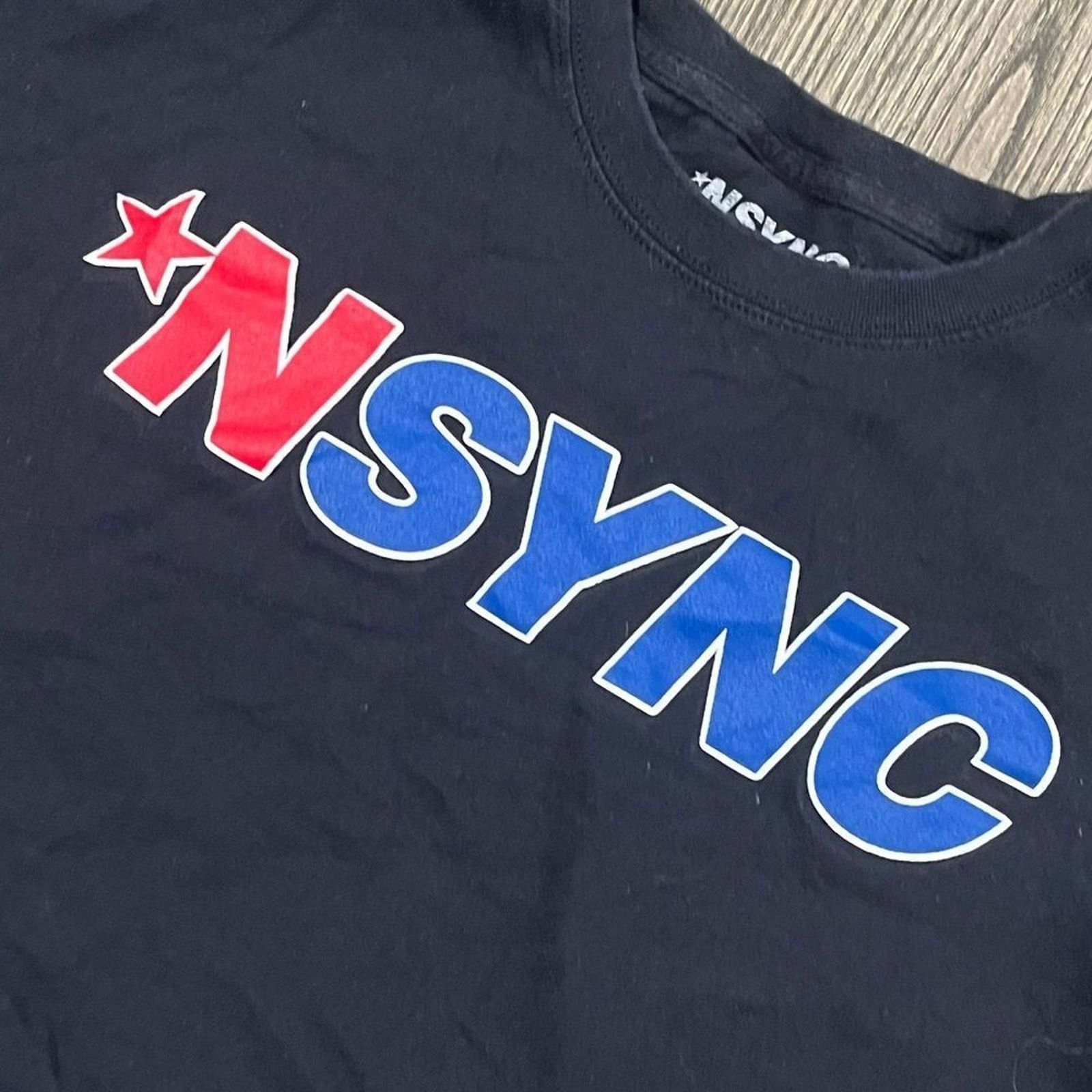 Vintage NSYNC Cropped Top Short Sleeve Crewneck Logo Print Size L Size L / US 10 / IT 46 - 4 Thumbnail