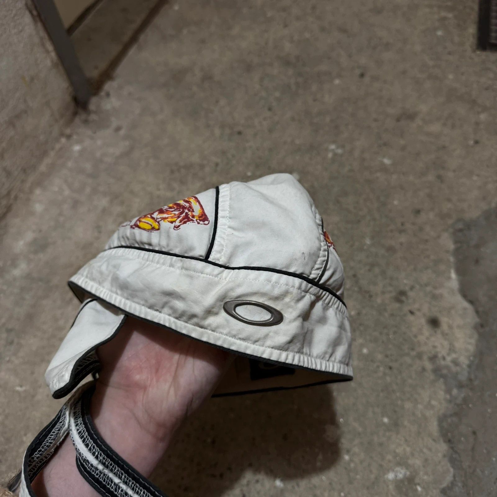 Oakley Vintage rare oakley durag bandana cap flame y2k streetwear Size ONE SIZE - 6 Thumbnail