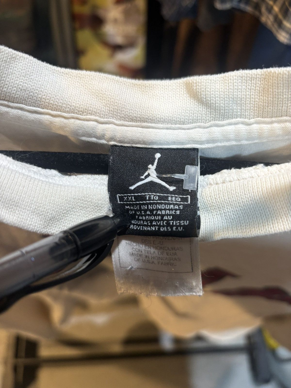 Jordan Brand Vintage Jordan Jumpman 23 Logo Tee Size US XXL / EU 58 / 5 - 5 Thumbnail
