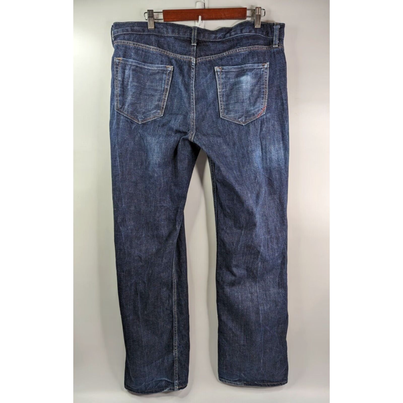 Banana Republic Banana Republic Jeans Denim Straight Leg 39x33 Mens Regular Blue Cotton Blend -Banana Republic- Denim Jeans -N/A Size US 39 - 4 Thumbnail