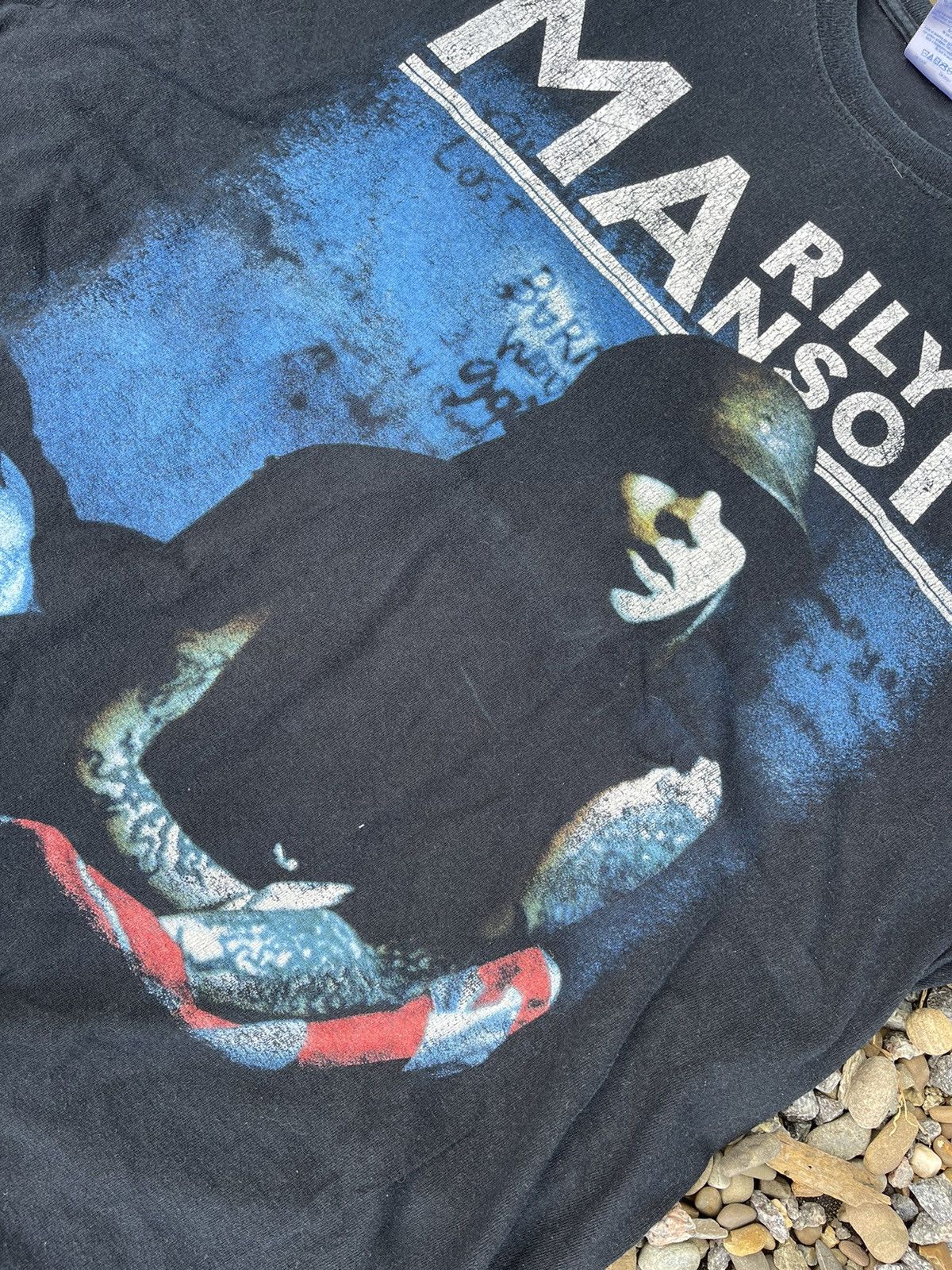 Band Tees × Marilyn Manson × Vintage Marilyn Manson Vintage big logo tee Size US XL / EU 56 / 4 - 9 Thumbnail