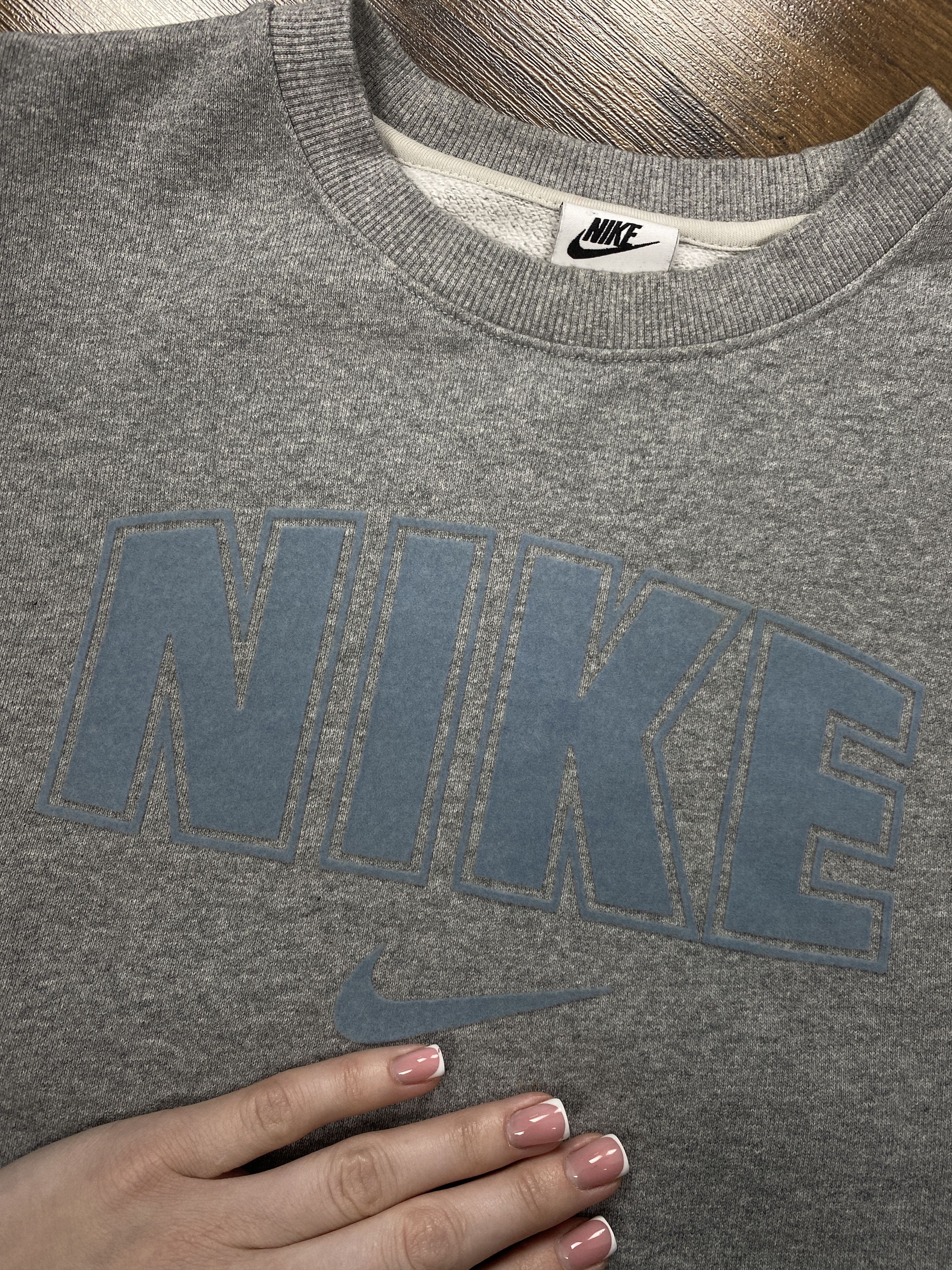 Nike Nike Mens Big Logo Swoosh Crew Neck Sweatshirt Size US L / EU 52-54 / 3 - 3 Thumbnail