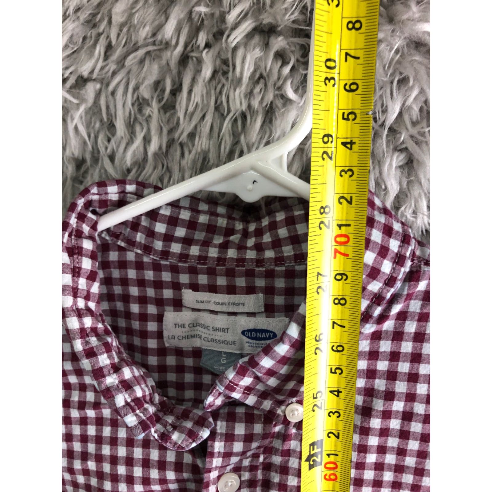 Old Navy Old Navy Mens Large Red Plaid Long Sleeve Button Down Collar Shirt Size US L / EU 52-54 / 3 - 5 Thumbnail