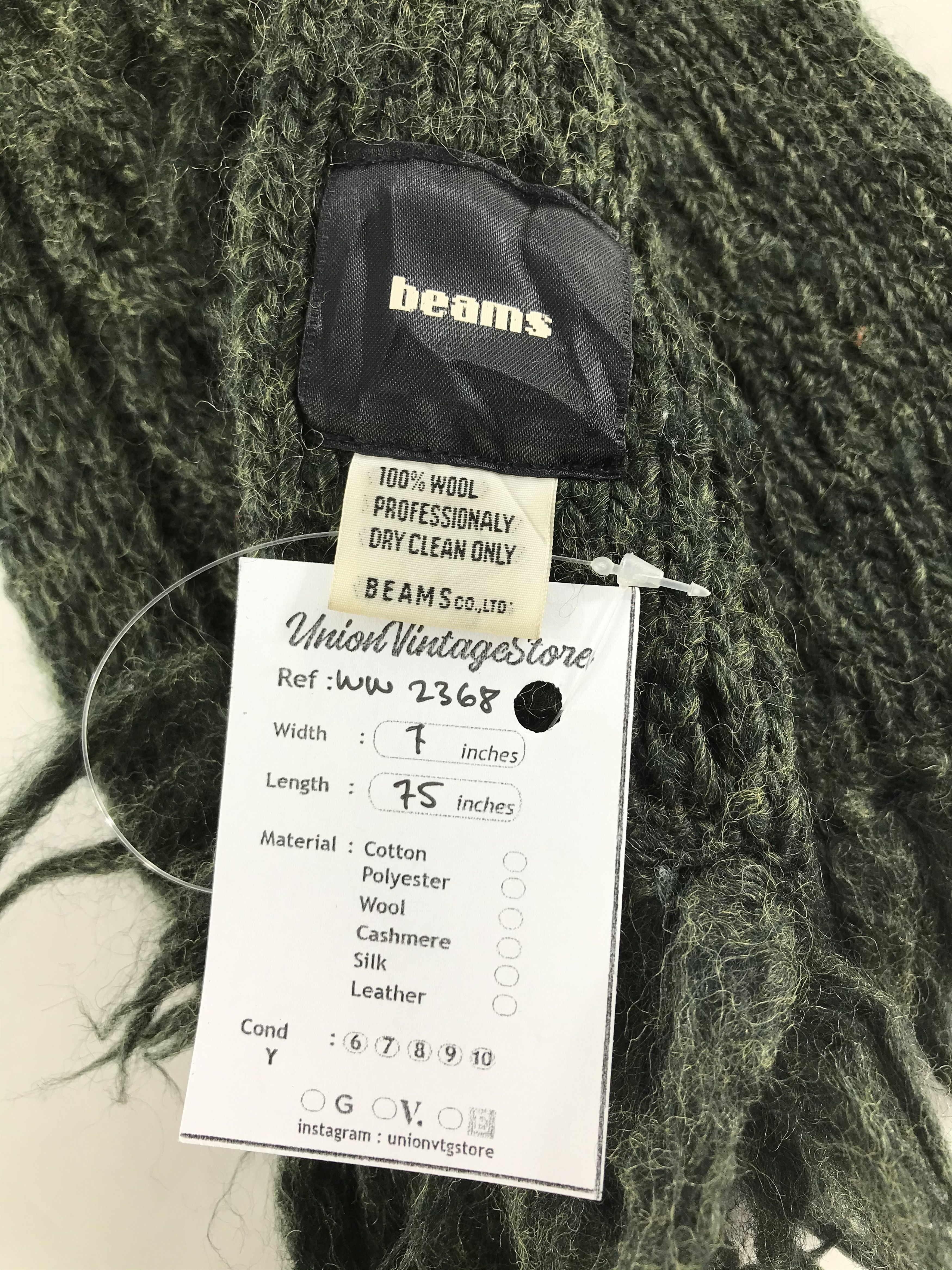 Beams Plus Beams Plus Scarf / Muffler / Neckwear - WW2368 Size ONE SIZE - 4 Thumbnail