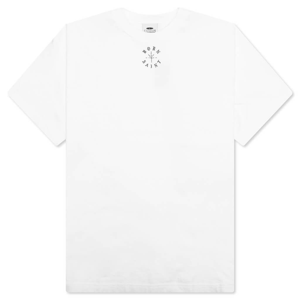 Saint Michael X Born X Raised Born Saint S/S Tee White Size US M / EU 48-50 / 2 - 1 Thumbnail