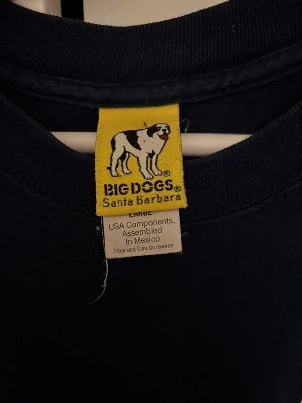 Big Dogs Vintage Y2K 2002 Big Dogs T-Shirt Navy Size L Graphic Tee Size US L / EU 52-54 / 3 - 3 Thumbnail