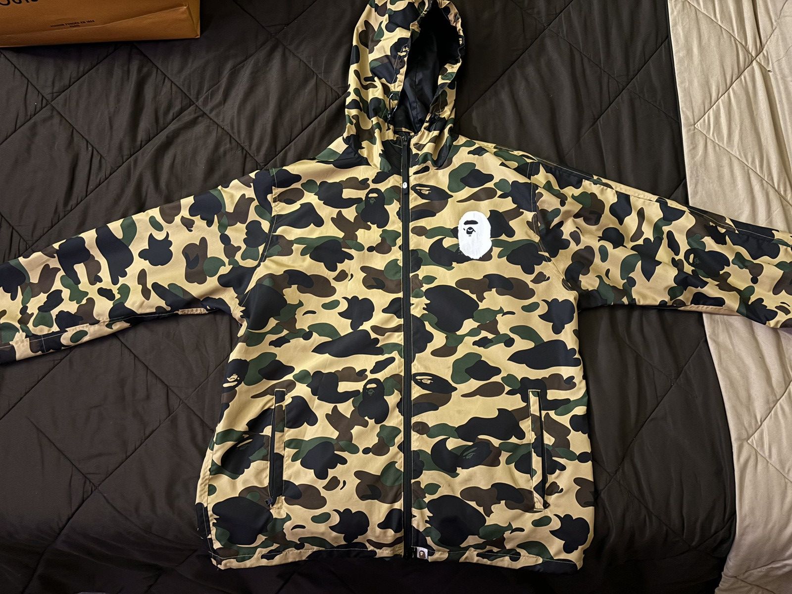 image of Bape Windbreaker in Camouflage Army, Men's (Size 2XL)