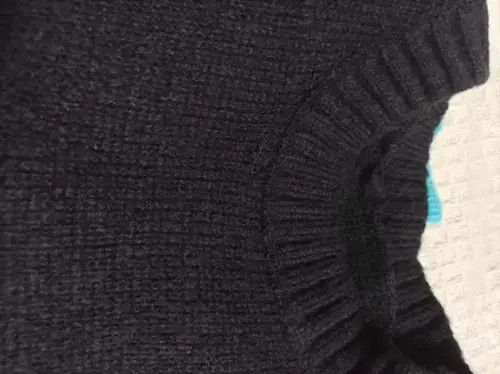 VIBE "Blue Flames" Oversized Knitted Sweater Sweatshirt Pullover Size US M / EU 48-50 / 2 - 4 Thumbnail
