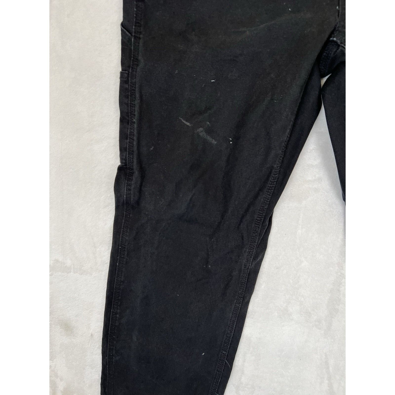Other Brahma Black Canvas Carpenter Pants Size 32x30 Work Wear Sta Size US 32 / EU 48 - 2 Thumbnail