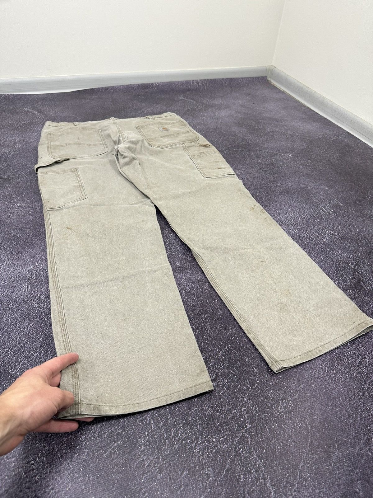 Carhartt Vintage Carhartt Distressed Cargo Carpenter Baggy Work Pants Size US 36 / EU 52 - 3 Thumbnail