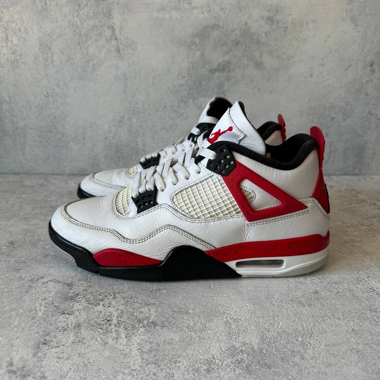 Jordan Brand Nike Air Jordan 4 Red Cement Size EU 43 Size US 9.5 / EU 42-43 - 4 Thumbnail