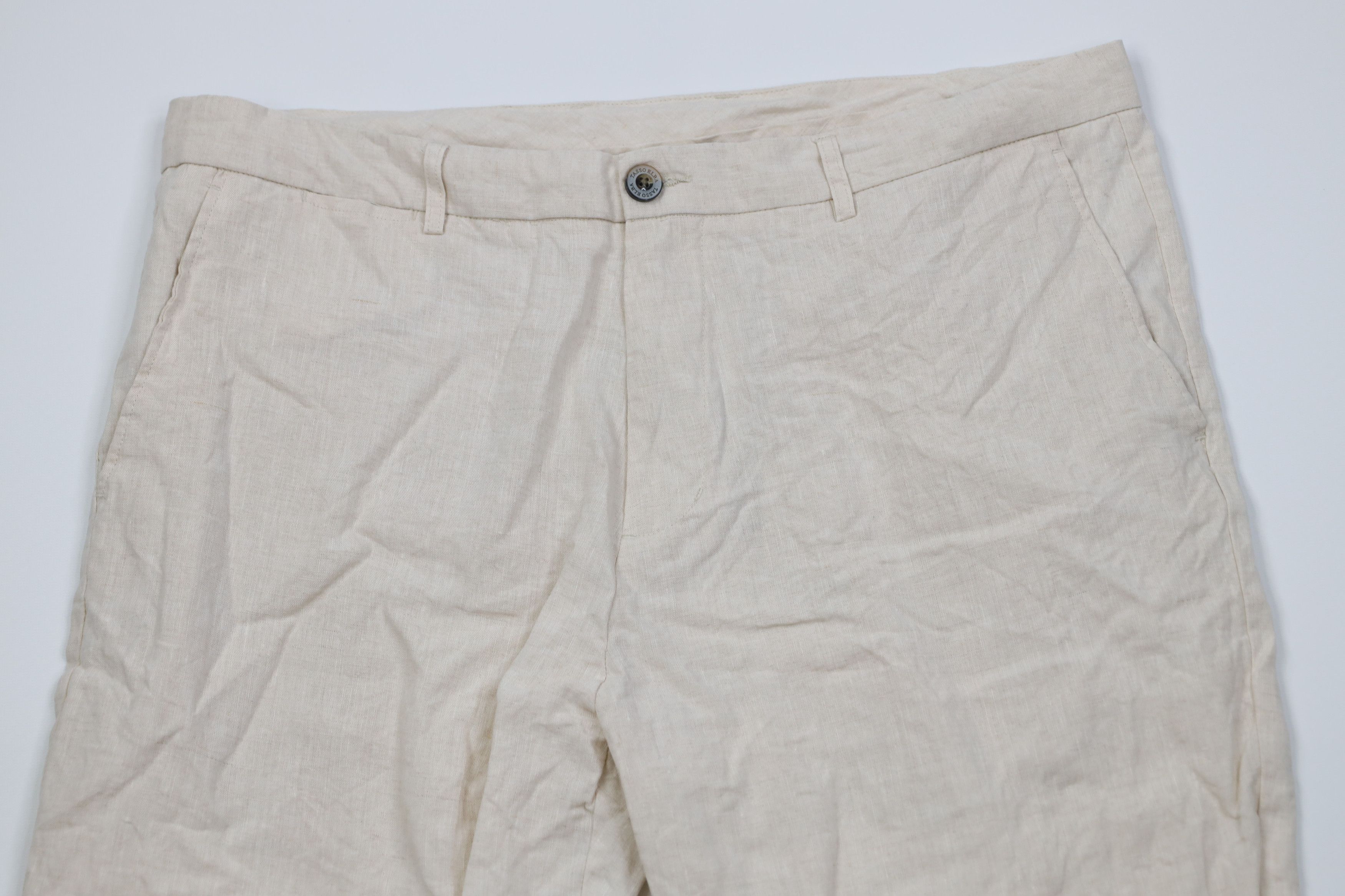 Vintage Vintage 90s Y2K Streetwear Beach Chino Pants Trousers Beige Size US 36 / EU 52 - 2 Thumbnail