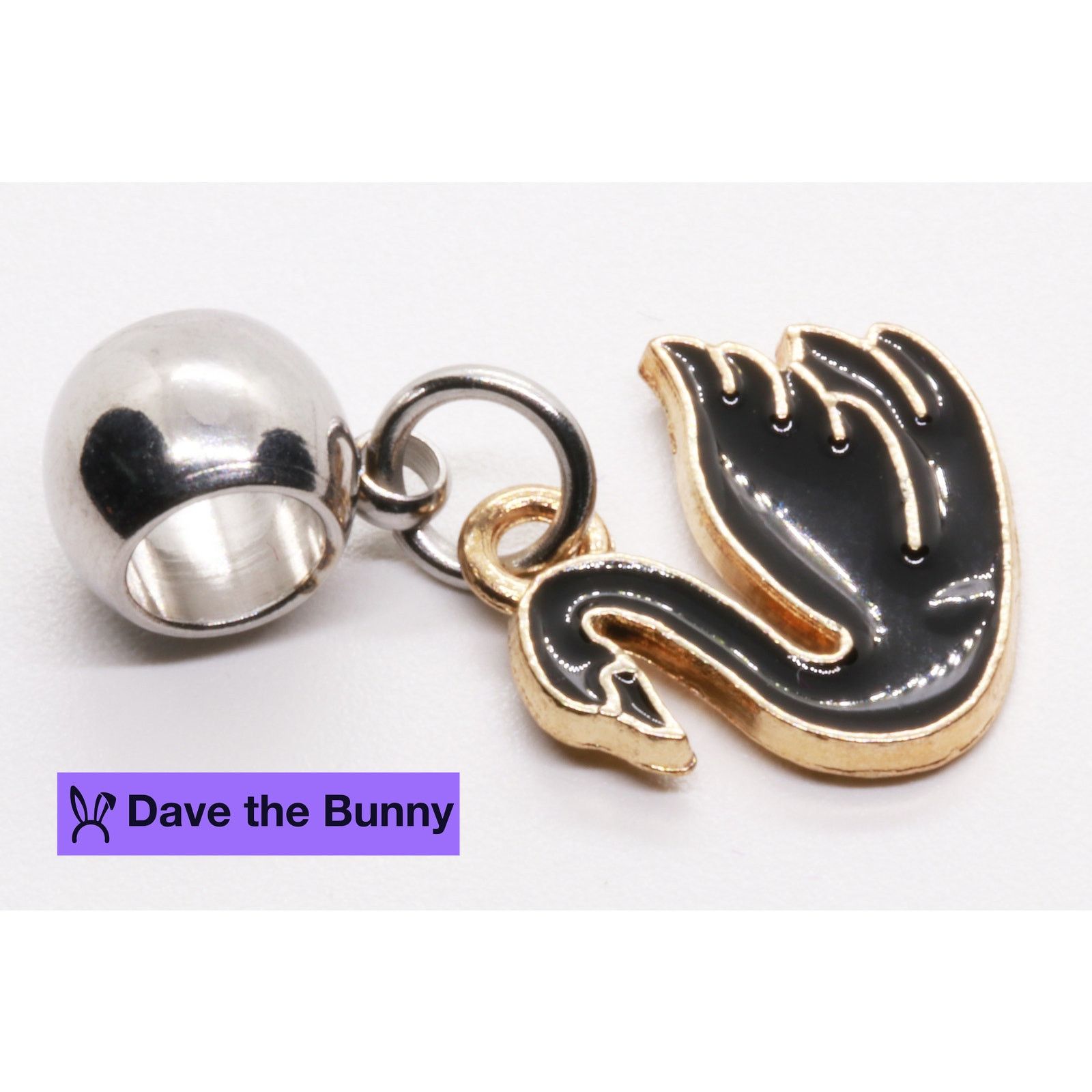 & Other Stories Black Swan Necklace for Mom, Swan Decor Charm Size ONE SIZE - 3 Thumbnail