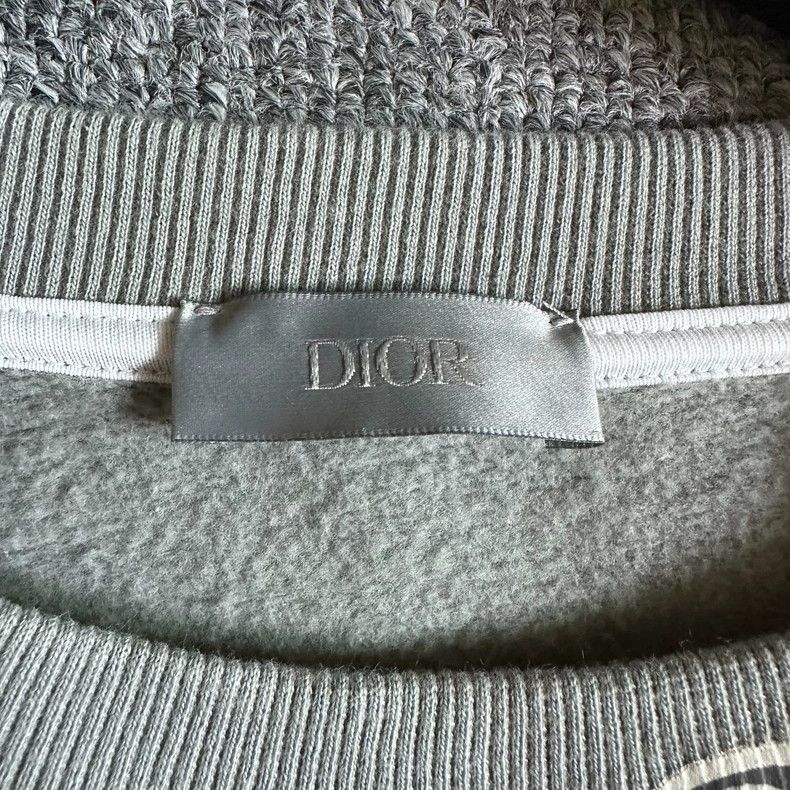 Dior DiorSaddle bag badge print pattern sweatshirt 2503-Nextarro Size US XL / EU 56 / 4 - 5 Thumbnail