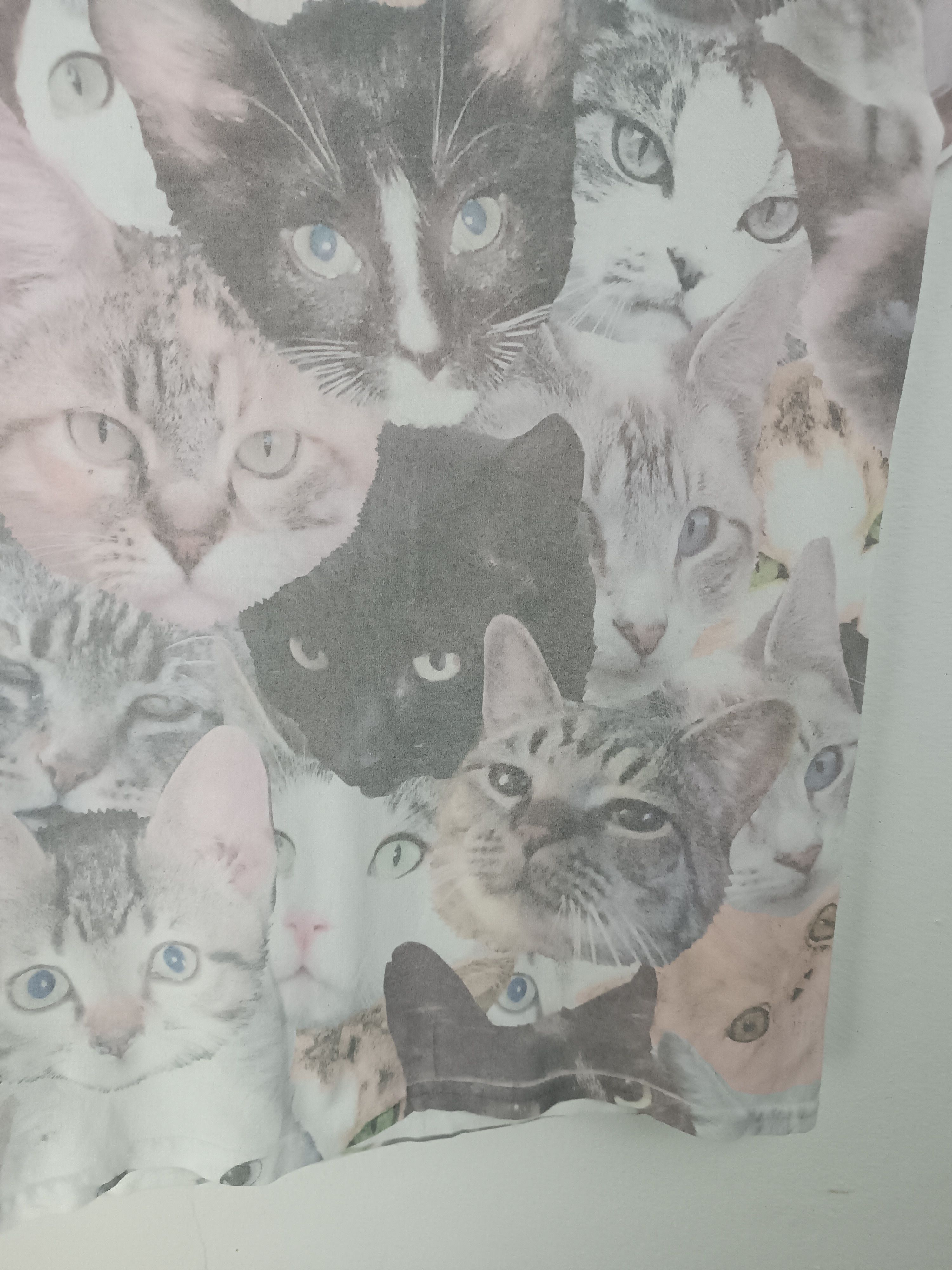 Other VINTAGE Y2K CAT AOP CUTE PAW DOG PET FULLPRINT VERY RARE Size US S / EU 44-46 / 1 - 12 Thumbnail