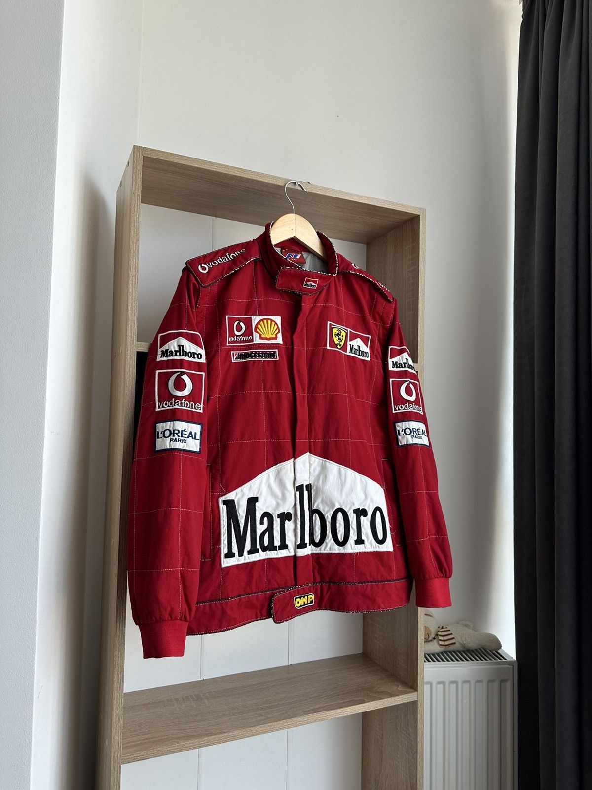 Marlboro Vintage Marlboro Ferarri Racing Jacket Red Formula Uno Grailed