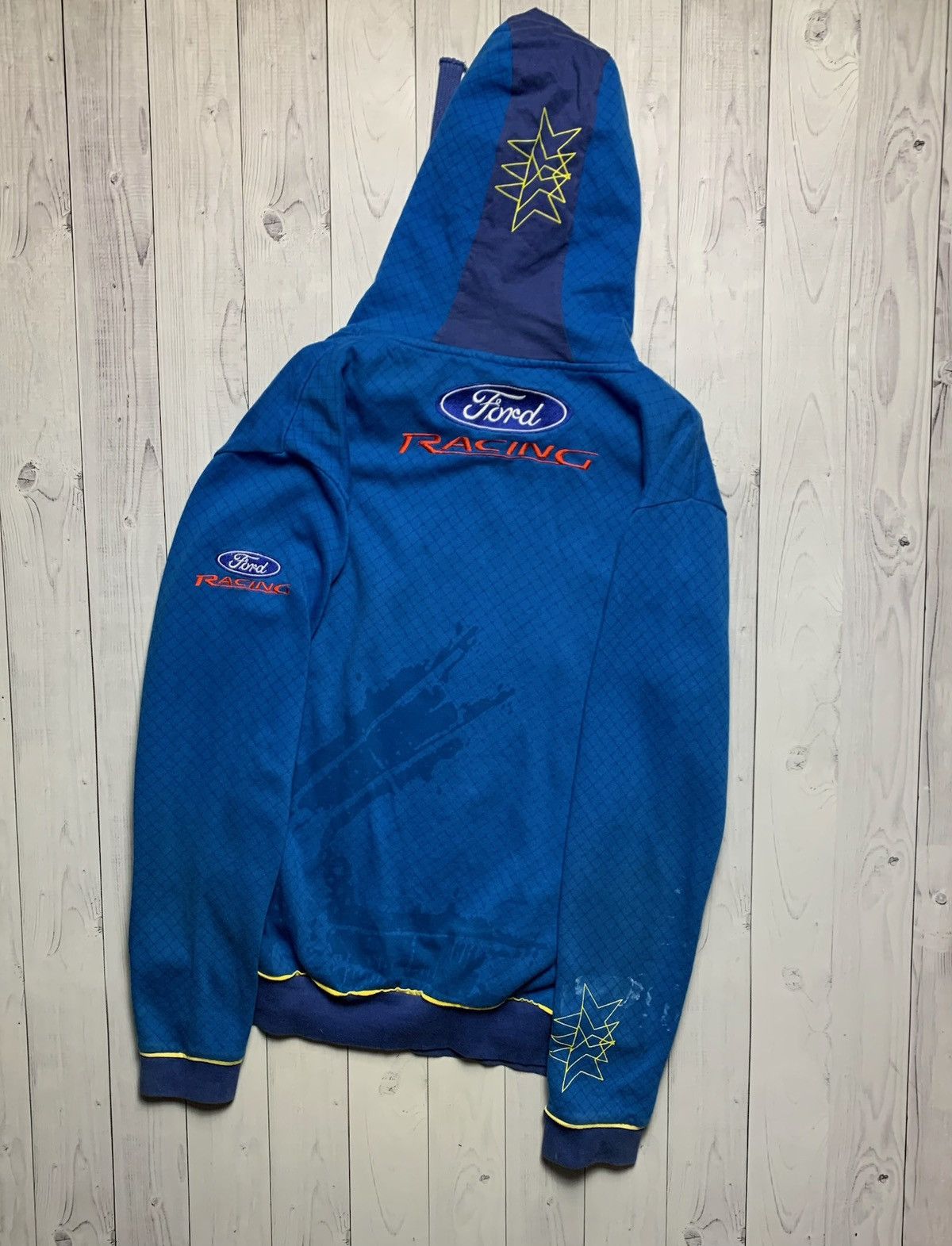 Ford × Vintage Vintage Racing Ford zip hoodie size XL big Star rare Size US XL / EU 56 / 4 - 2 Thumbnail