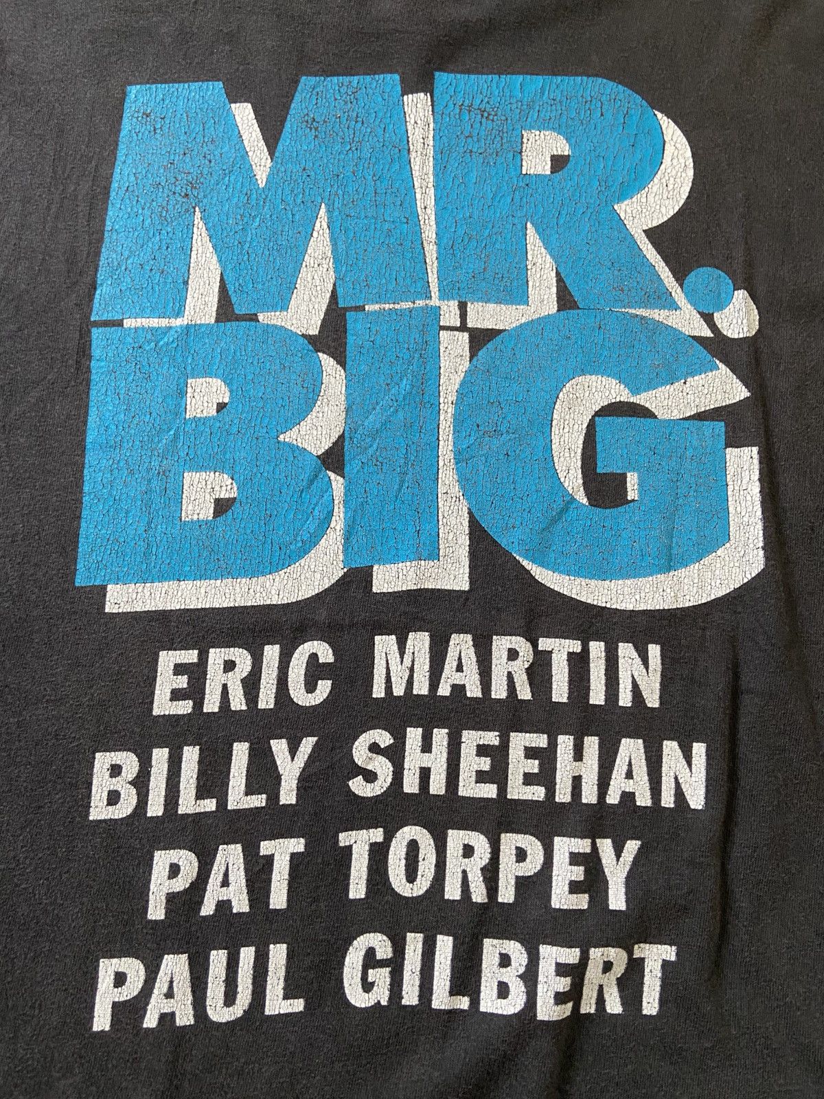 Band Tees Vintage 1996 MR BIG Tour Tee Size US XL / EU 56 / 4 - 6 Thumbnail
