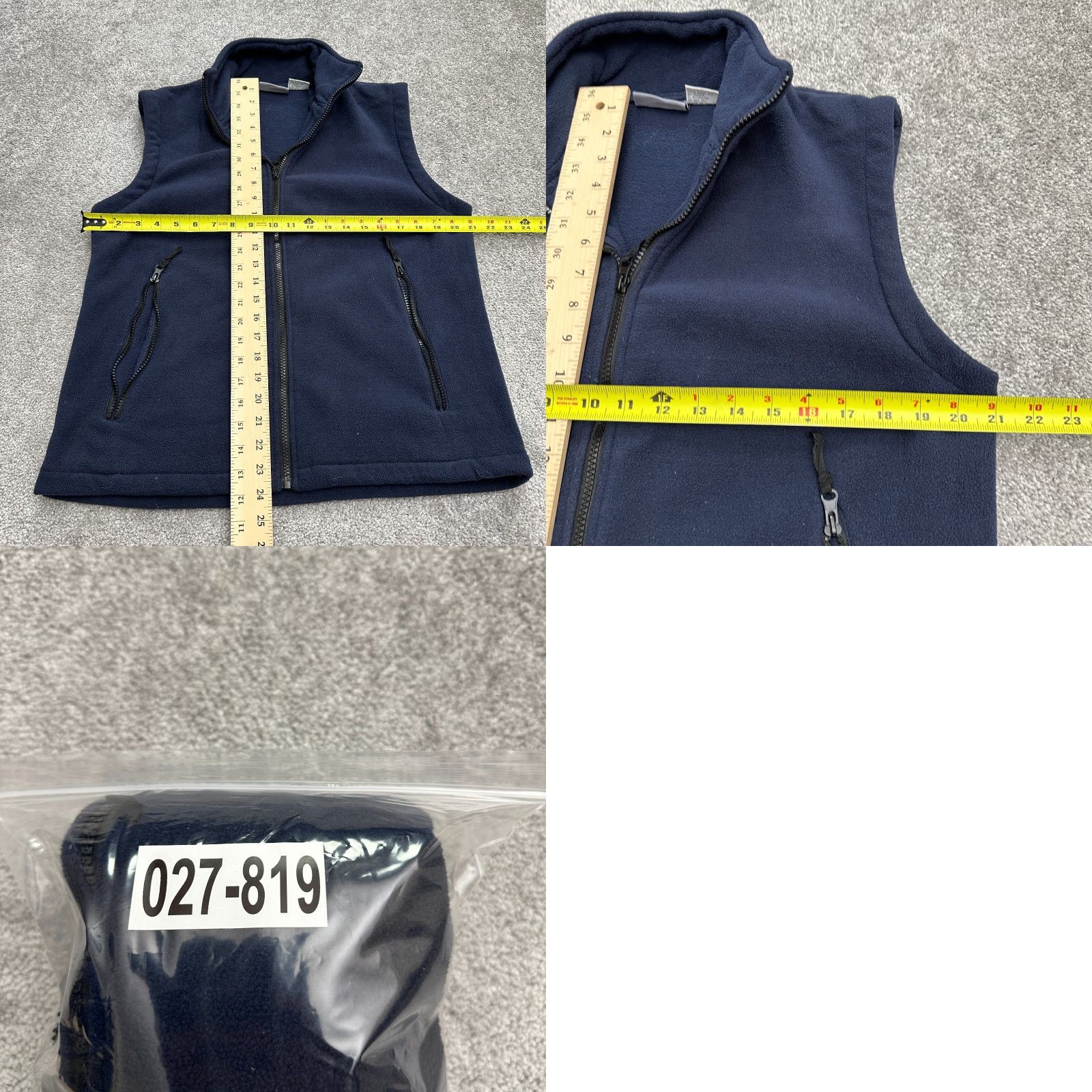 Element WFS Element Gear Vest Mens XS Navy Blue Fleece Full Zip Outdoor Hiking Jacket Size US XS / EU 42 / 0 - 8 Thumbnail