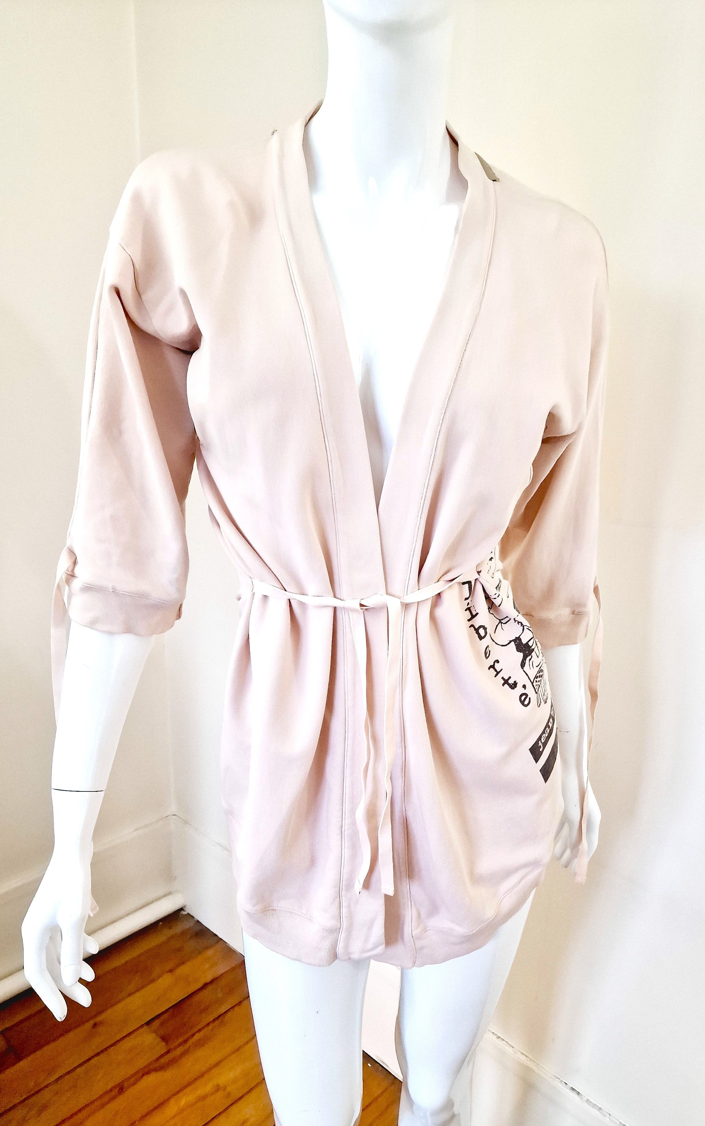 Jean Paul Gaultier Jean Paul Gaultier Kimono Erotic Sex Wrap Tee Top Cardigan Size US M / EU 48-50 / 2 - 2 Thumbnail