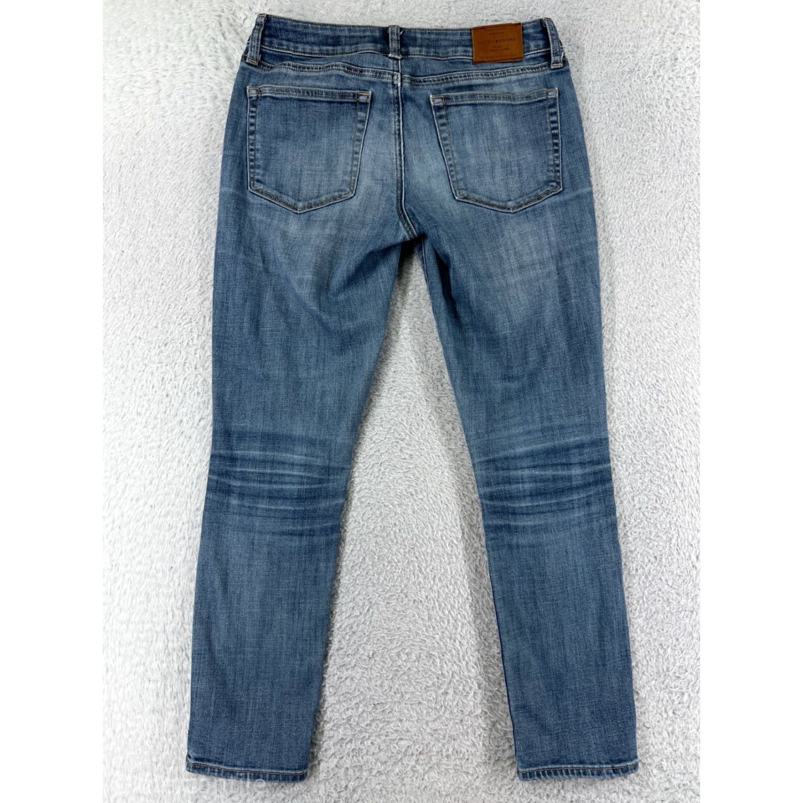 Lucky Brand Lucky Brand Pants Womens 2 Blue Denim Jeans Skinny Tapered Cotton Blend Stretch Denim Jeans Size 26" / US 2 / IT 38 - 2 Thumbnail