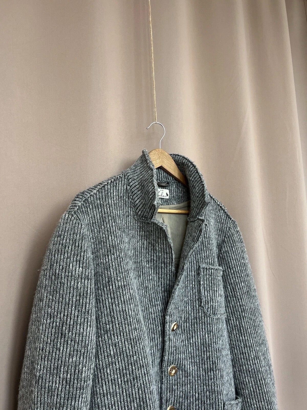 Other Huber Wool Knit Cardigan Mens Size 56 or L Heavy Sweater Size US L / EU 52-54 / 3 - 3 Thumbnail