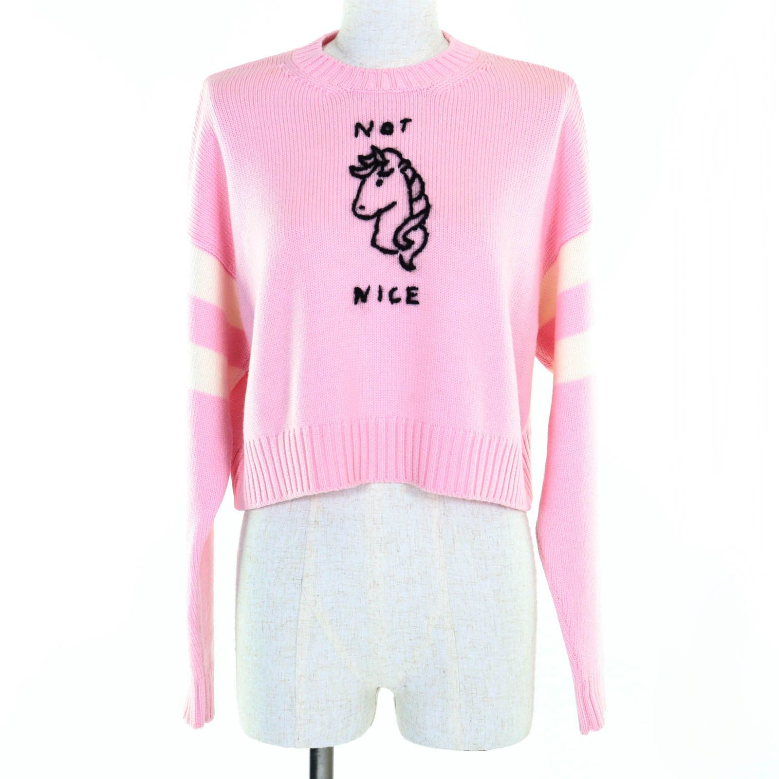 Miu Miu Miu Miu MIUMIU Unicorn Wool Knit Sweater Cotton Tops MML188 DUTY FREE for USA Size ONE SIZE - 1 Thumbnail