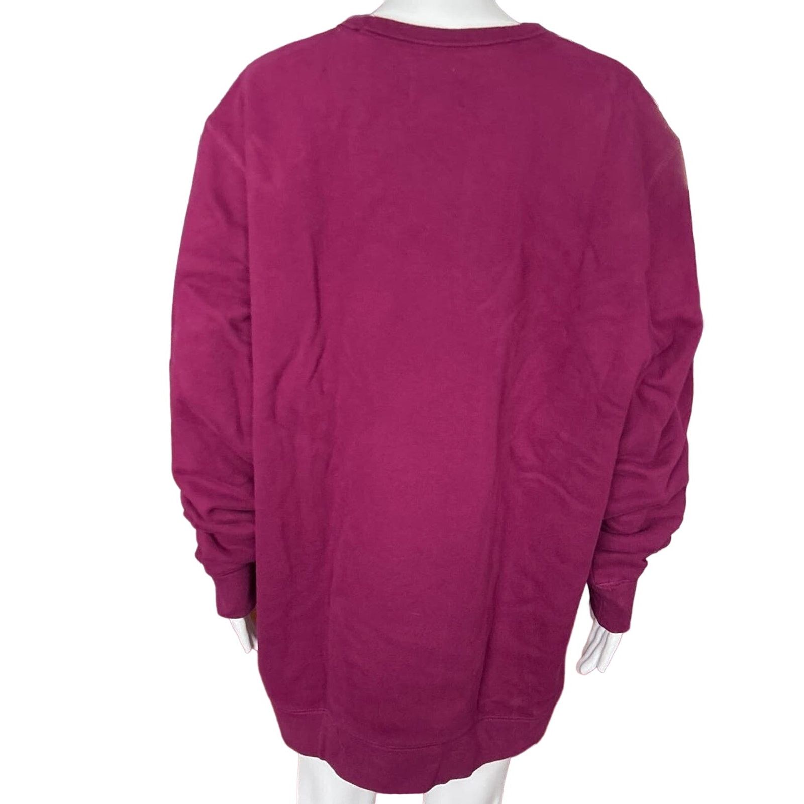 Lands' End Lands End Mens Burgundy Long Sleeve Crew Sweatshirt XL 46-48 Size US XL / EU 56 / 4 - 2 Thumbnail