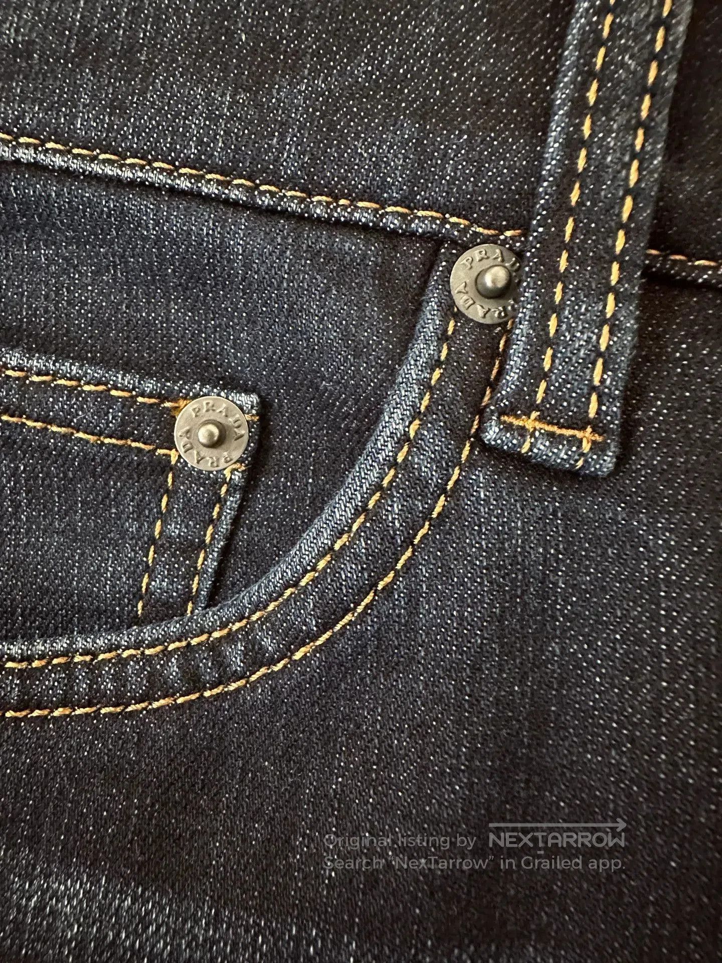 Prada PRADA Dark Blue Jeans Size 31. Size 31" - 6 Thumbnail