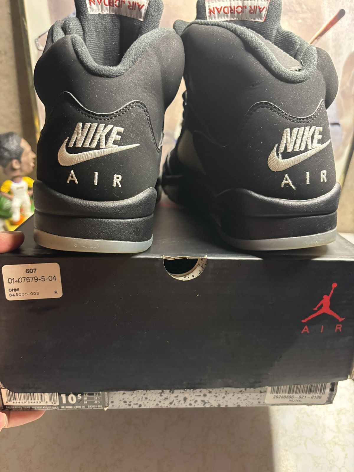 Jordan Brand Jordan Retro 5 “Black Metallic” Size US 10.5 / EU 43-44 - 7 Thumbnail