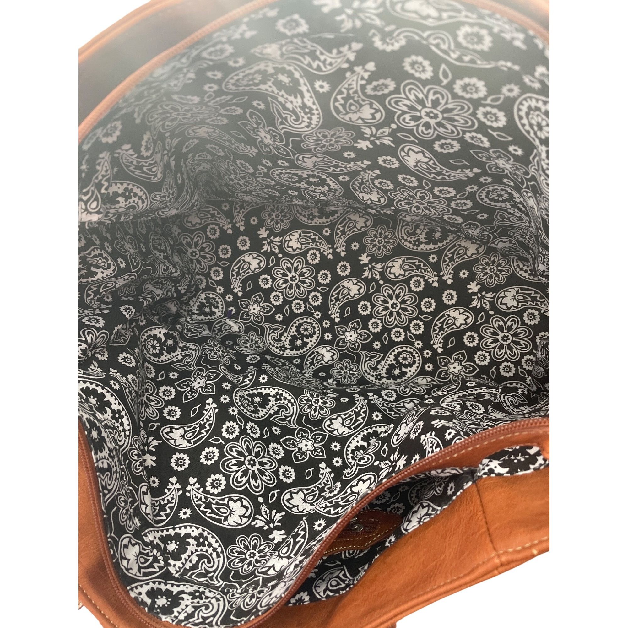 Other Bandana By American West Large Brown Leather Tote Bag SKU 89 Size ONE SIZE - 14 Thumbnail