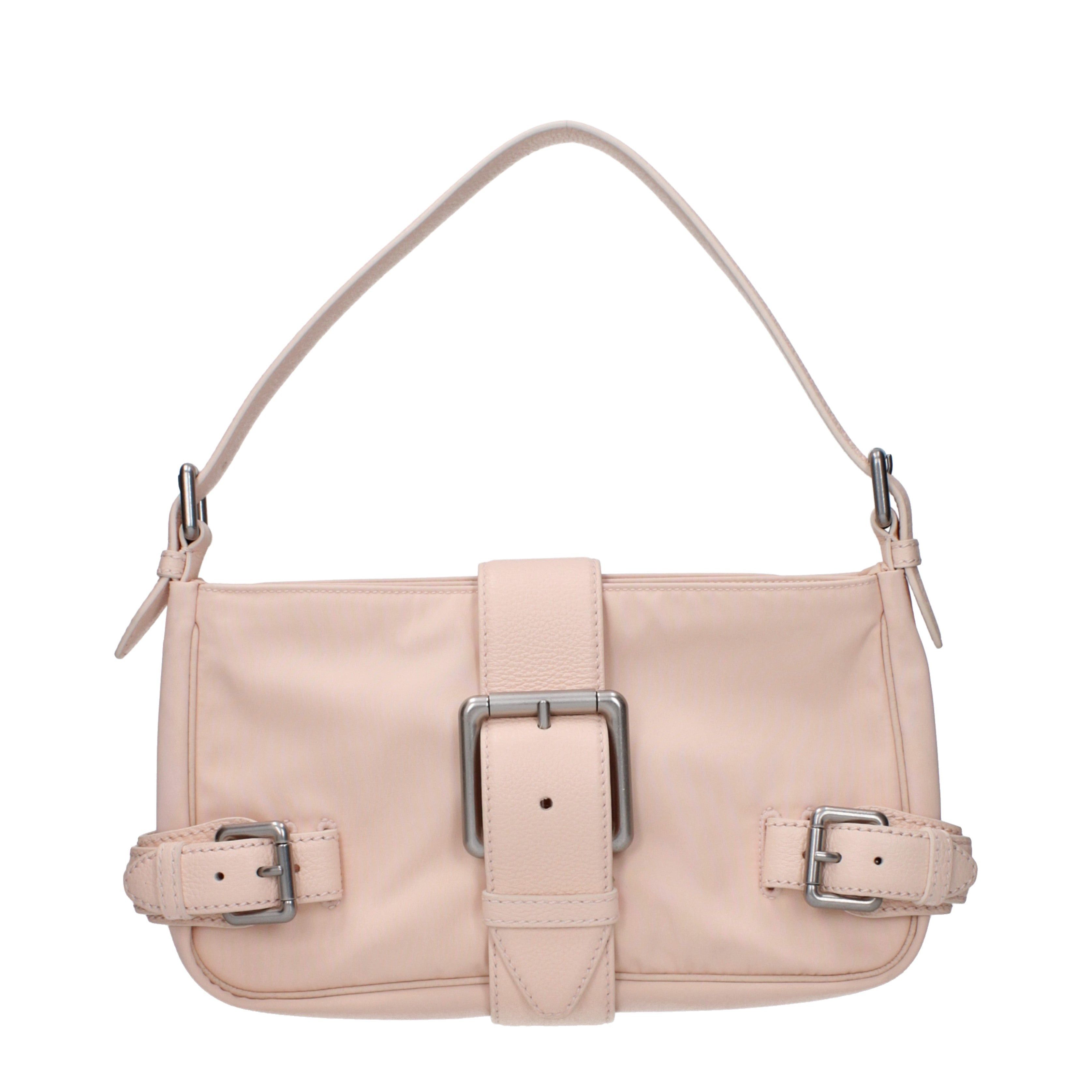 Bottega Veneta Shoulder Bag In Fabric in Pink, Women's