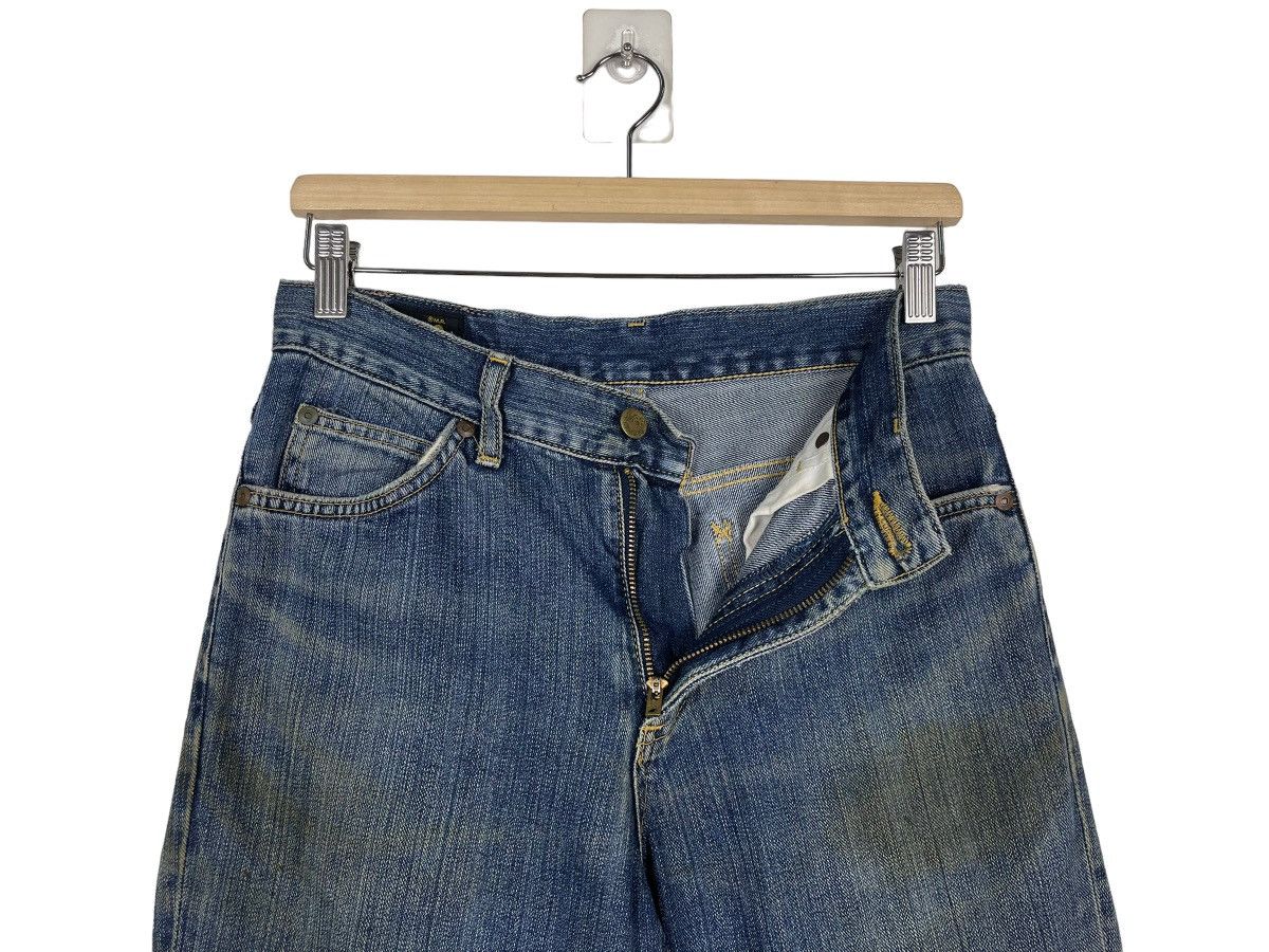 Lee Lee Rider Ripped Denim Zipper Fly Blue Jeans Size US 30 / EU 46 - 8 Thumbnail