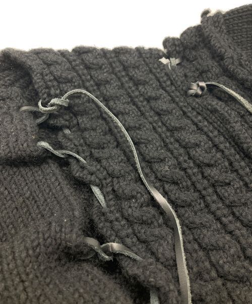 Yohji Yamamoto Yohji Yamamoto pour homme knit with leather laces Size US L / EU 52-54 / 3 - 6 Thumbnail