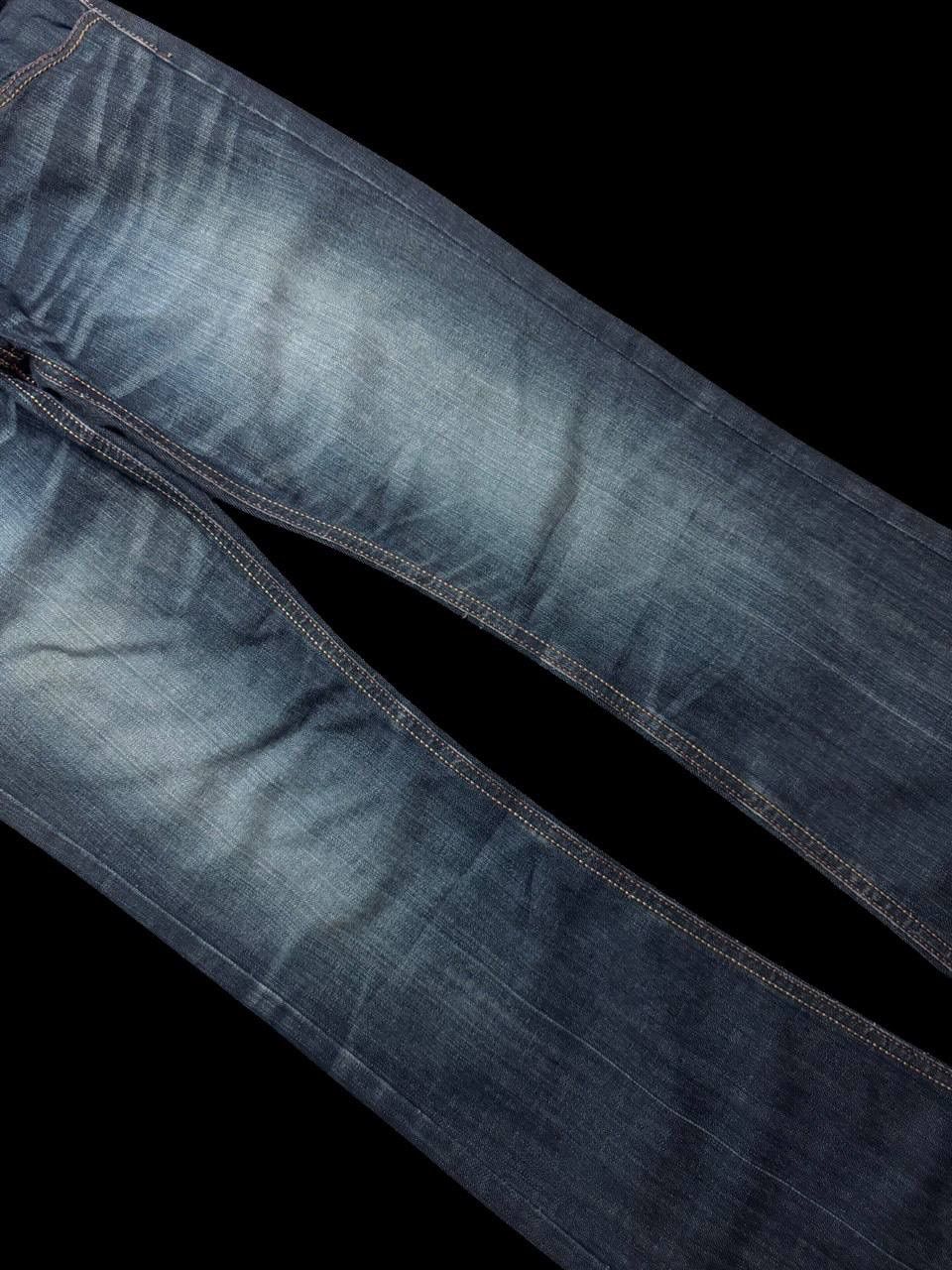 Vintage FLARE Vintage Schlussel Mudwash Distressed Bootcut Sick Jean Size US 31 - 8 Thumbnail