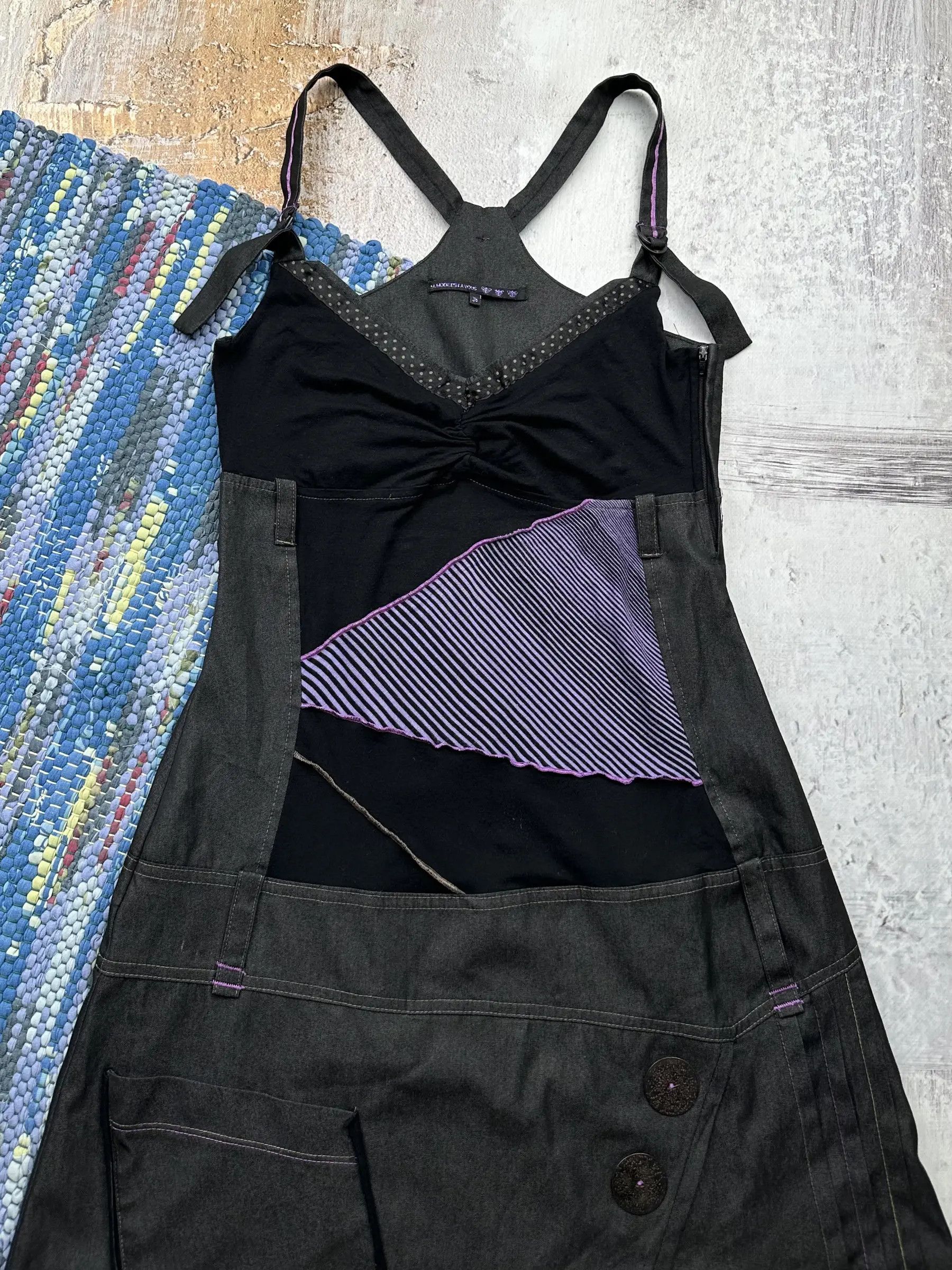 Vintage Vintage Flared Dress A226(328) Size XS / US 0-2 / IT 36-38 - 2 Thumbnail