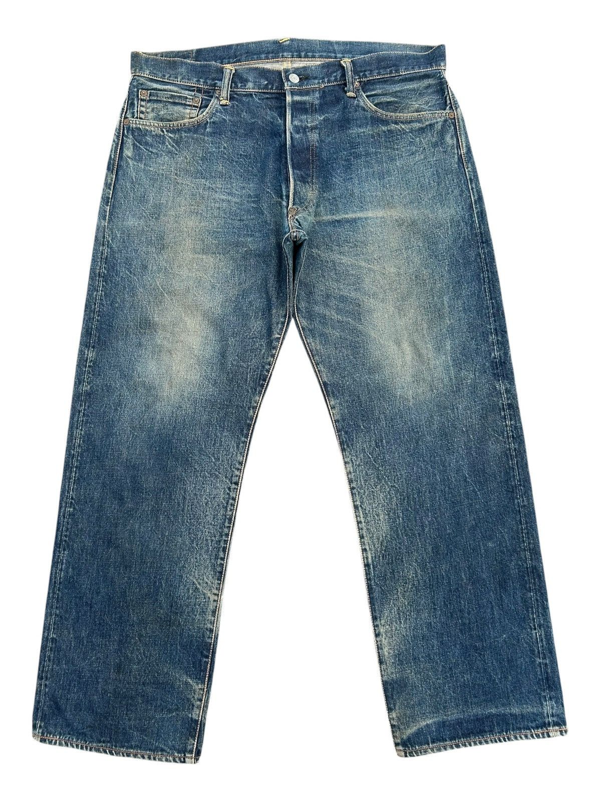 Evisu Vintage Evisu Daicock Selvedge Distressed Denim Jeans Size US 39 - 2 Thumbnail
