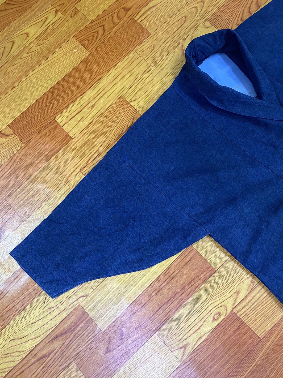 Japanese Brand Vintage Indigo Noragi Kimono Japan Cardigan Size US XL / EU 56 / 4 - 4 Thumbnail