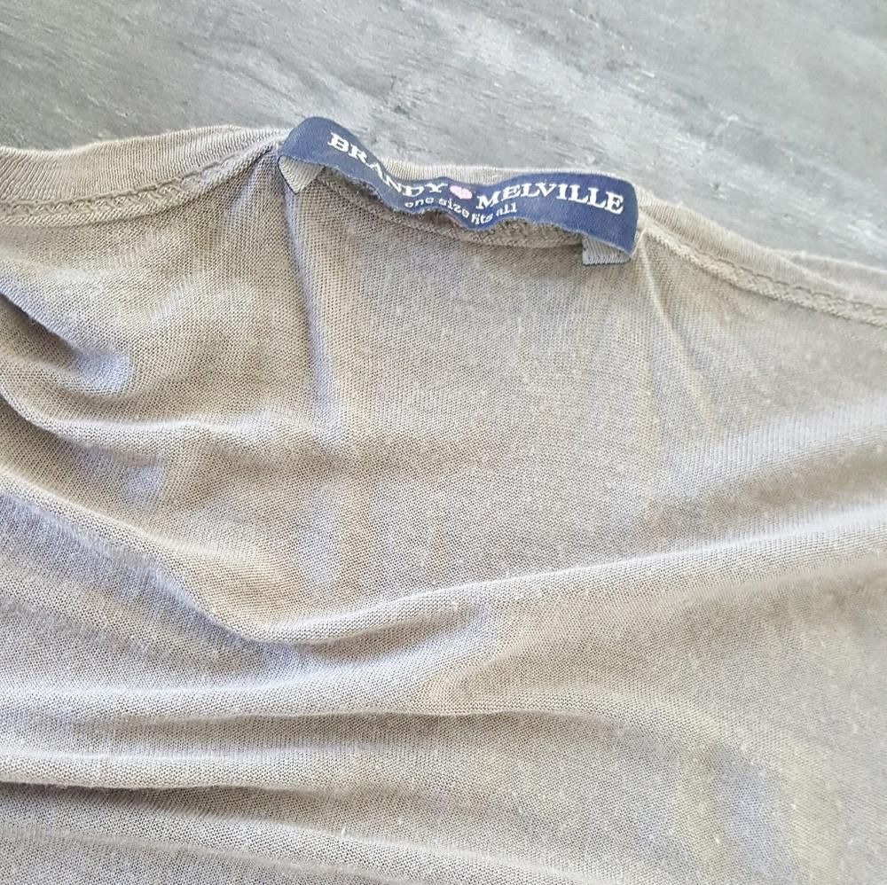 Designer Light Chocolate Pocket Detailed Melville Sleeve Size ONE SIZE - 3 Thumbnail