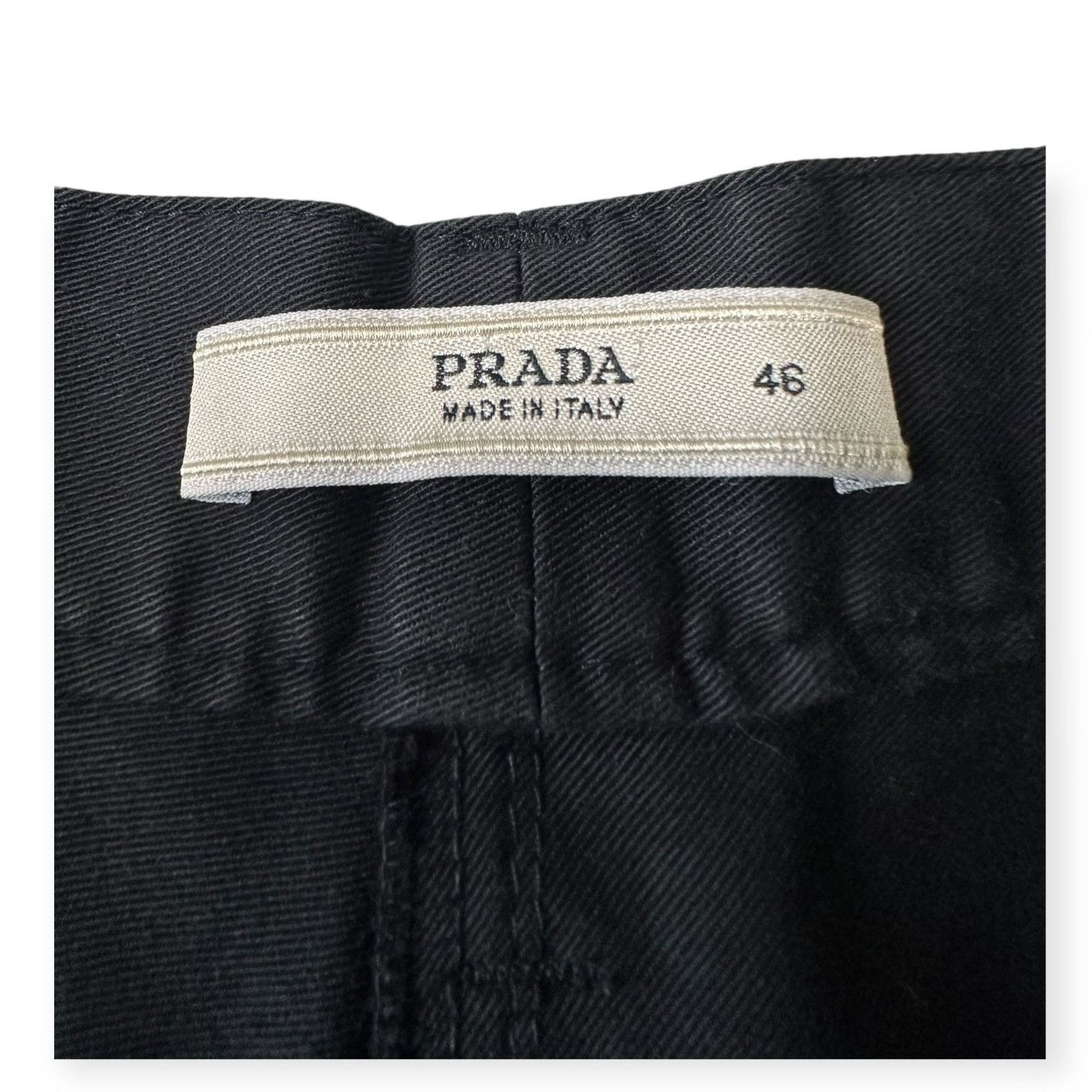 Prada Prada Cotton Tapered Cropped Pants, Size 46 IT/L Size 32" / US 10 / IT 46 - 4 Thumbnail