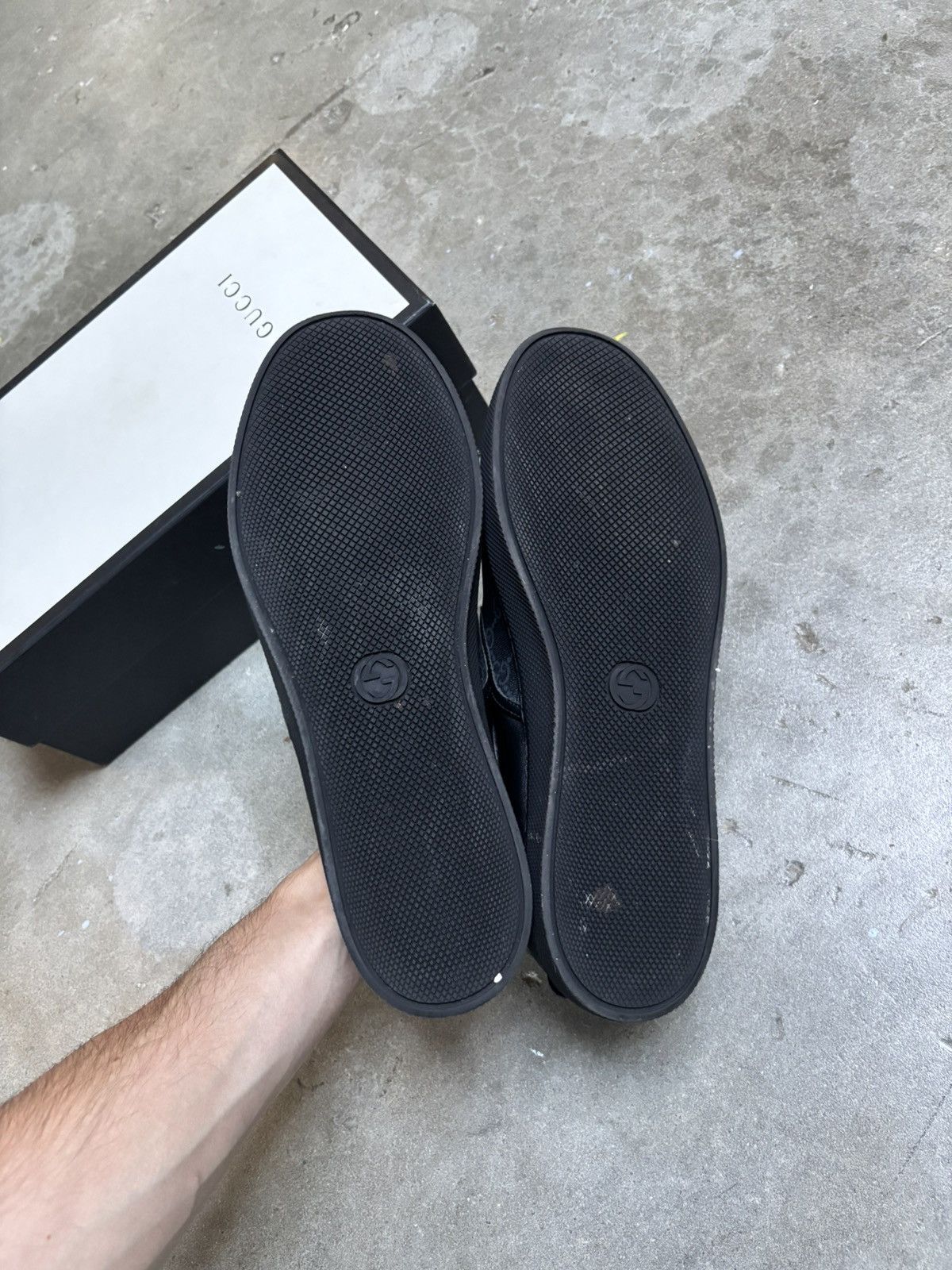 Gucci Gucci GG Supreme Slip-On Sneakers Size US 13 / EU 46 - 6 Thumbnail