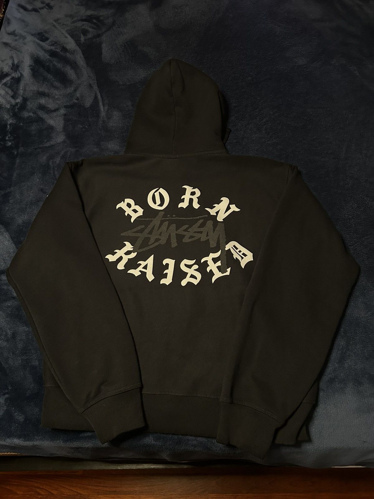 Born X Raised × Stussy Stussy Born x Raised Zip Up Hoodie Size US XL / EU 56 / 4 - 2 Thumbnail
