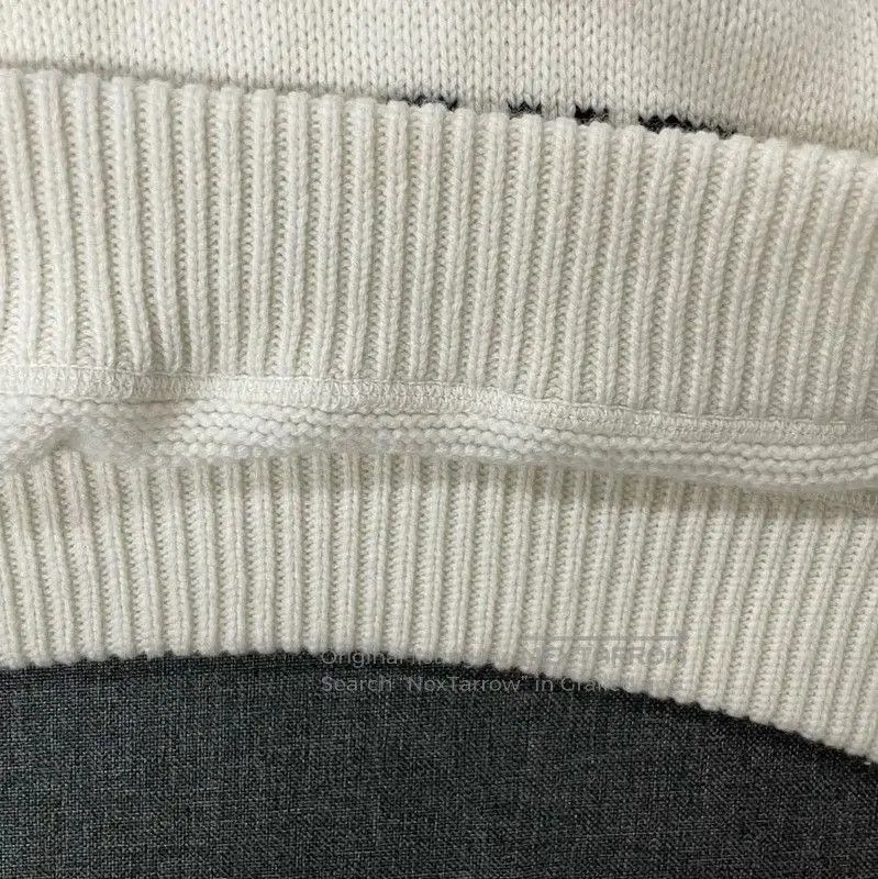 Miu Miu Miu Miu White Wool Cropped Sweater . Size L / US 10 / IT 46 - 6 Thumbnail